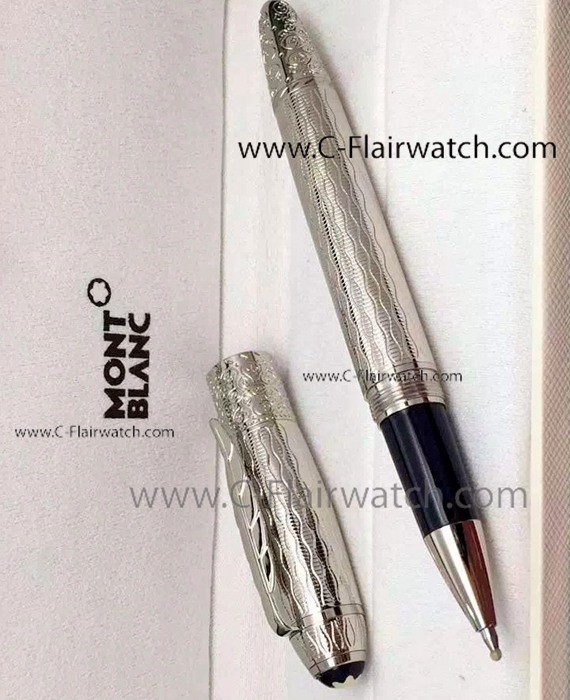 Top Grade Copy Montblanc Daniel Defoe SS Fineliner Pen